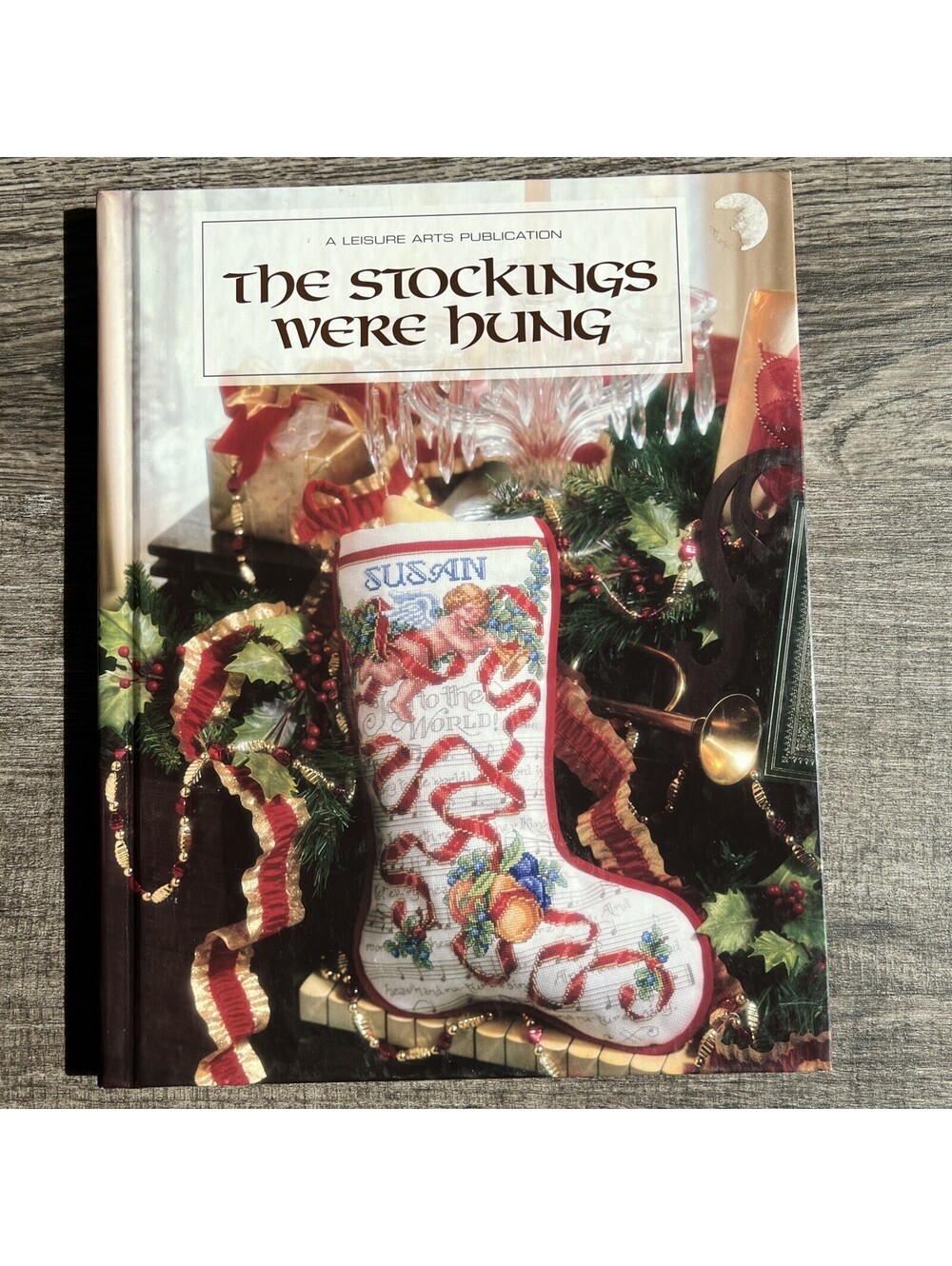 The Stockings Were Hung by Leisure Arts Vintage 1998 Cross Stitch Christmas